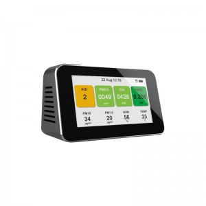 Moniteur intelligent de détecteur portatif du laser PM2.5 de testeur de qualité de l'air pour la voiture de bureau à la maison